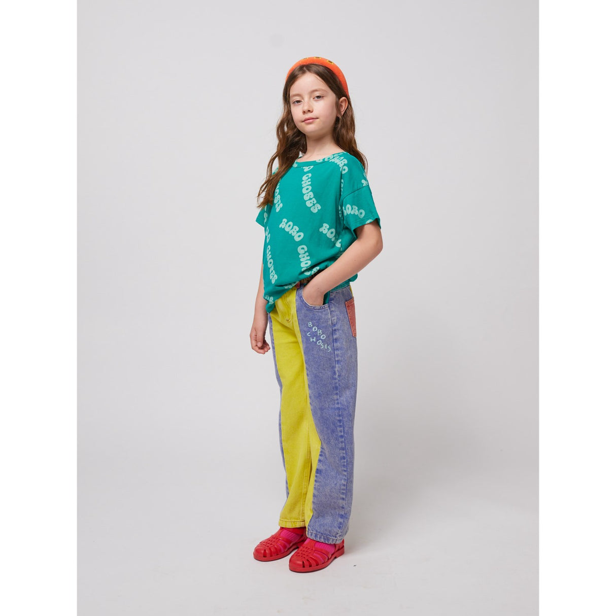 Bobo Choses Green Wavy Bobo Choses All Över T-Shirt