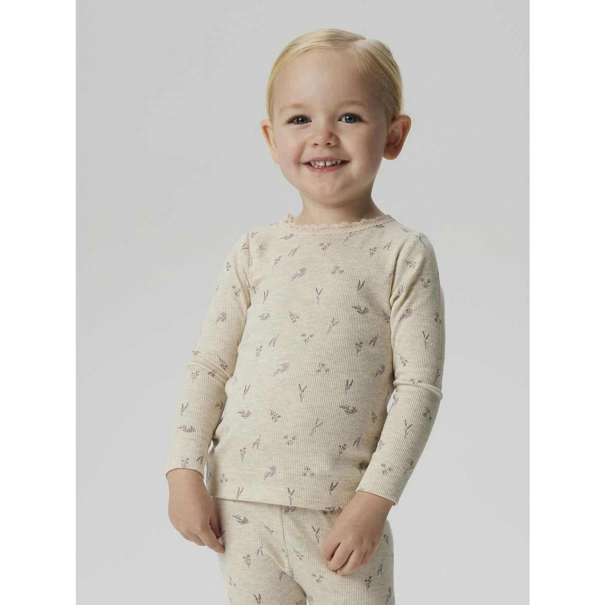 Name It Peyote Melange Small Flower Dabua Blus