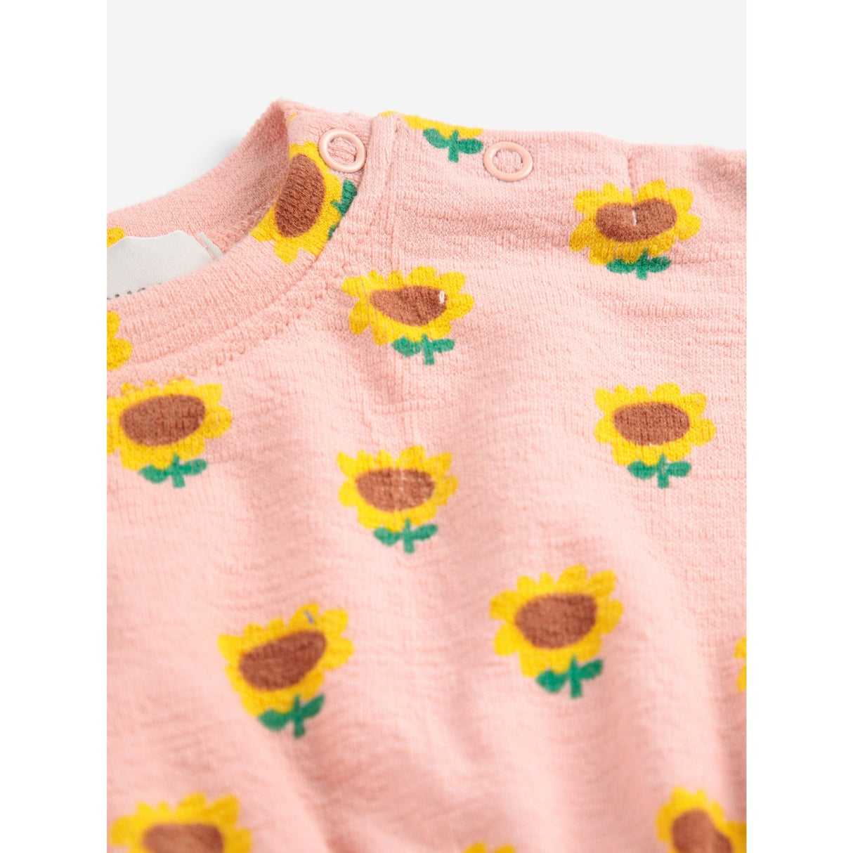 Bobo Choses Ljus Pink Sunflower All Över Klänning