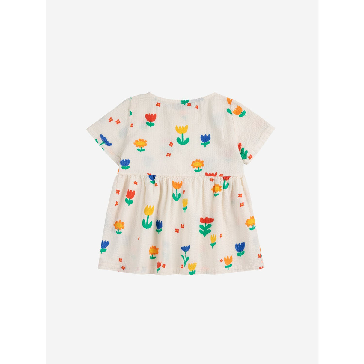 Bobo Choses Offwhite Garden Party All Över Woven Klänning