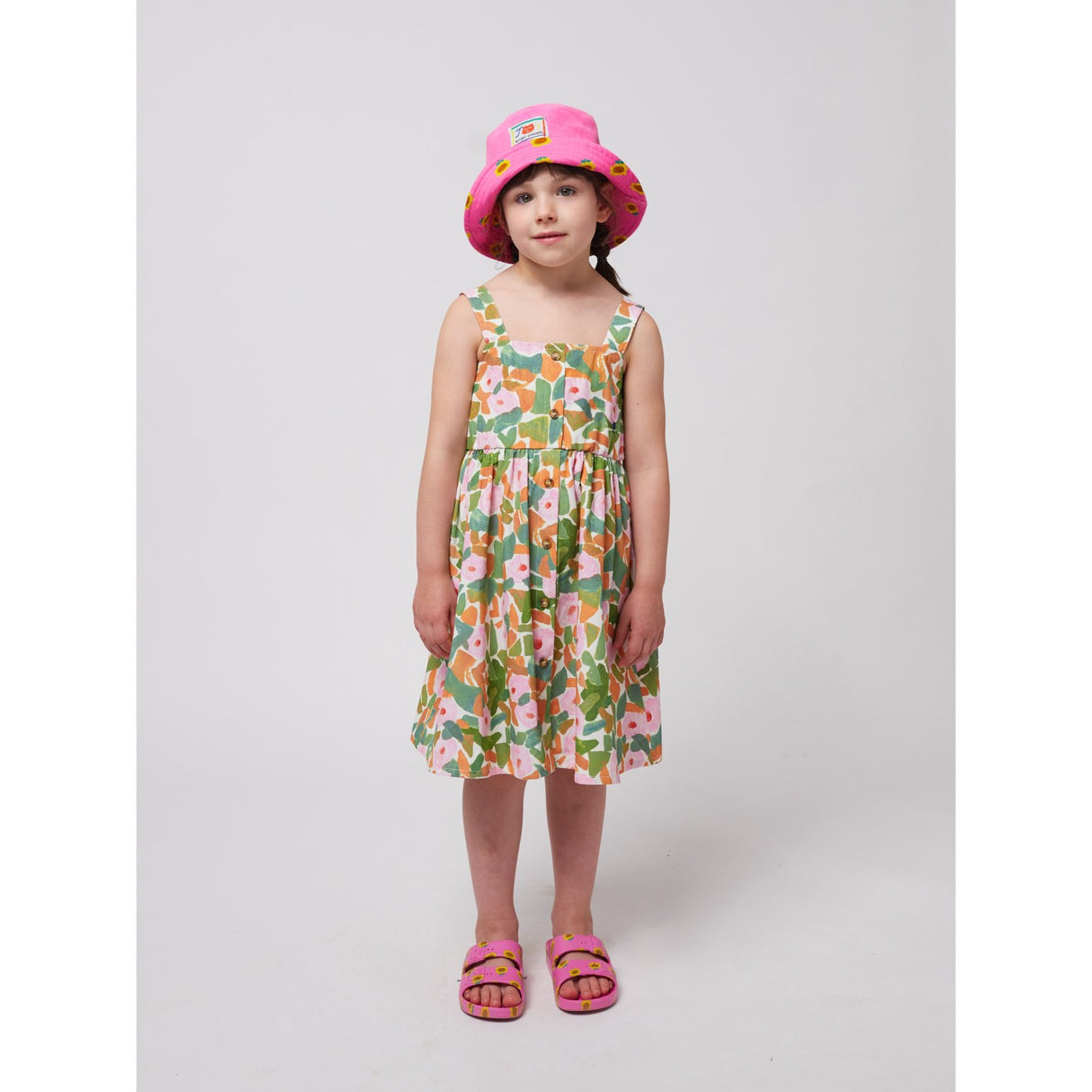 Bobo Choses Multicolor Floral Rem Klänning