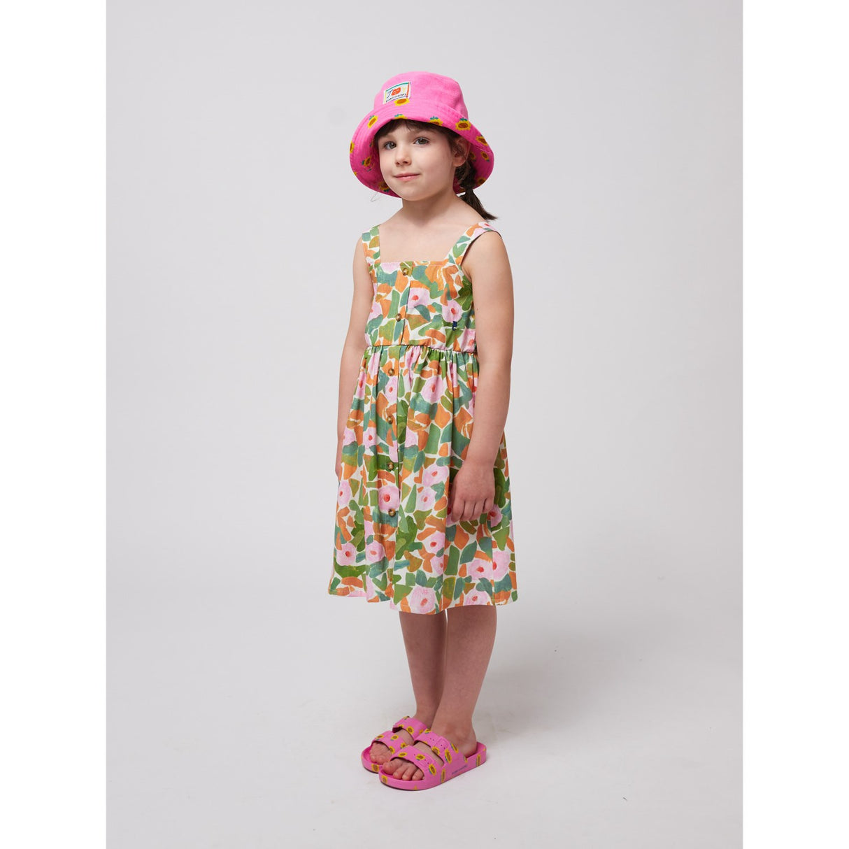 Bobo Choses Multicolor Floral Rem Klänning