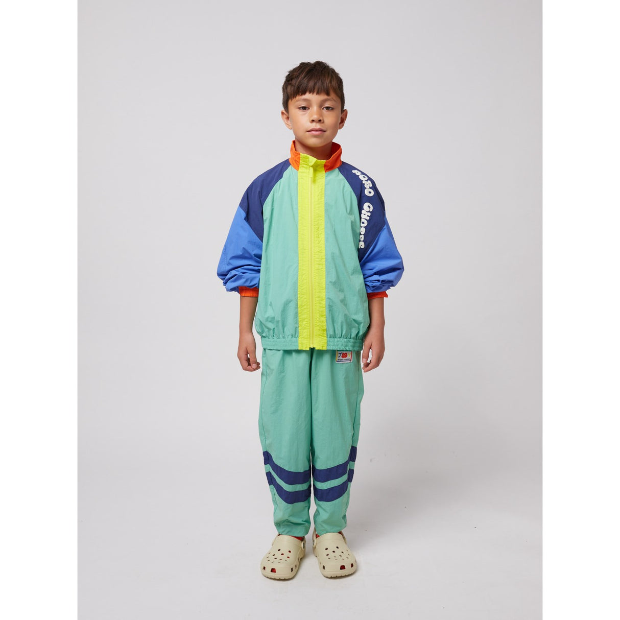Bobo Choses Multicolor Wavy Bobo Choses Färg Block Tracksuit Jacka