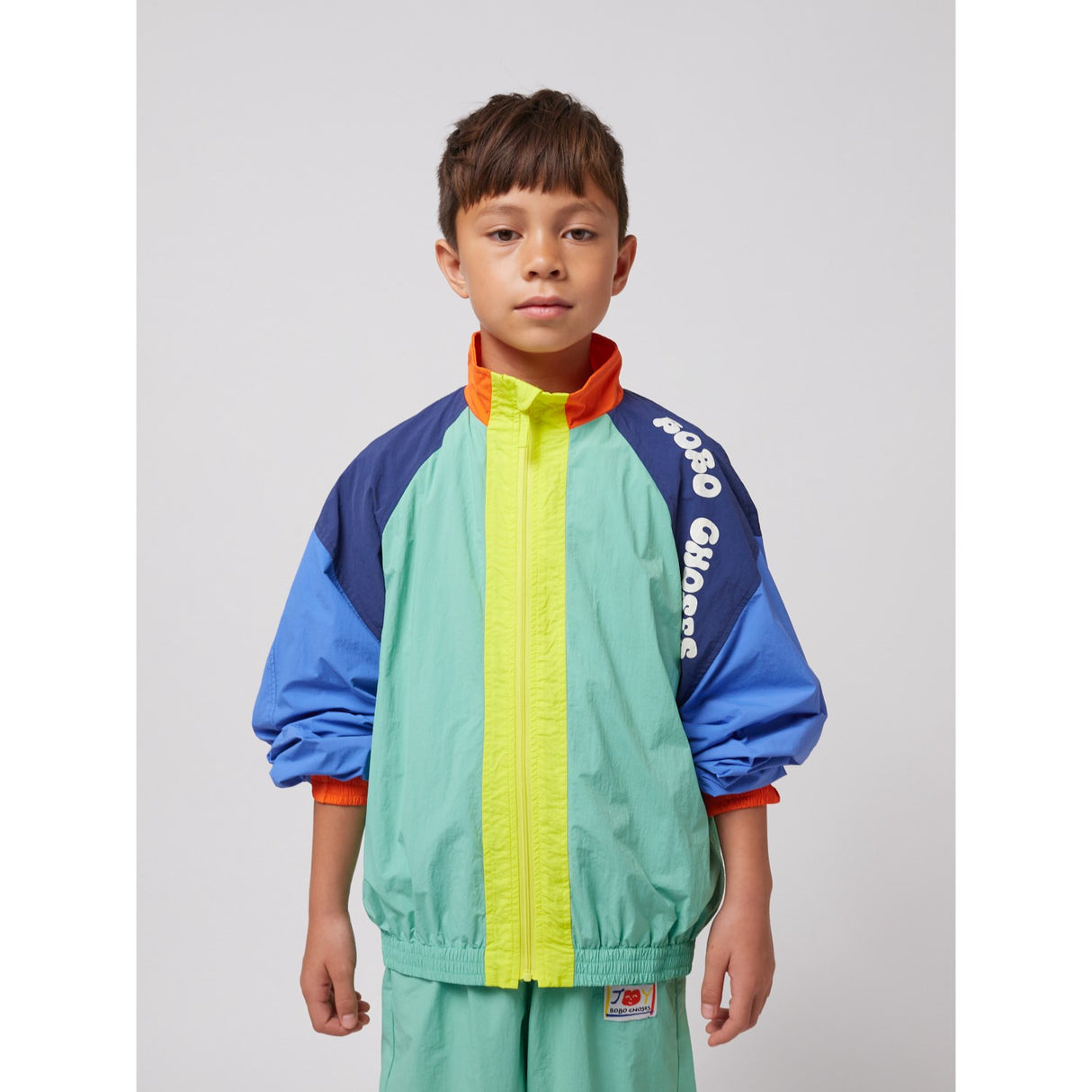 Bobo Choses Multicolor Wavy Bobo Choses Färg Block Tracksuit Jacka