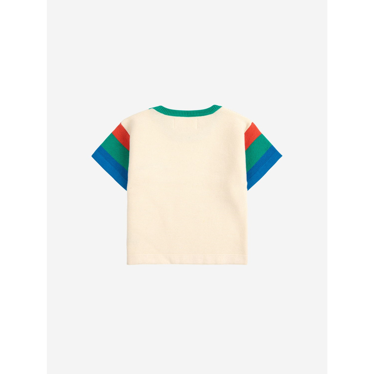Bobo Choses Offwhite Färg Block Stickad T-Shirt