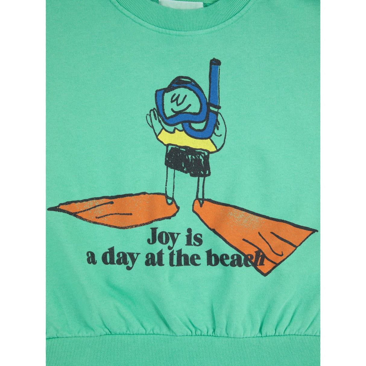 Bobo Choses Ljus Green A Day At The Strand Sweatshirt