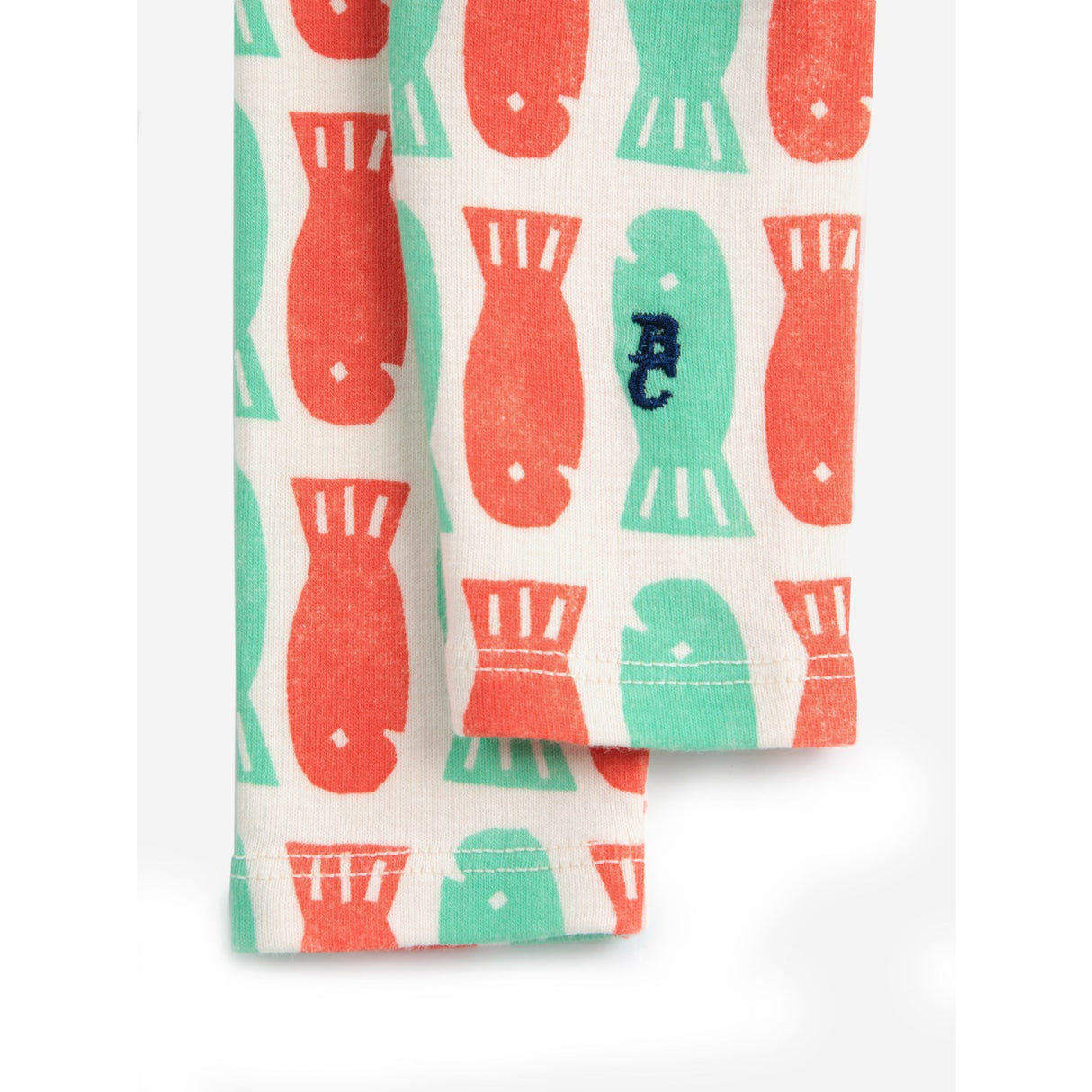 Bobo Choses Offwhite Lucky Fish All Över Leggings