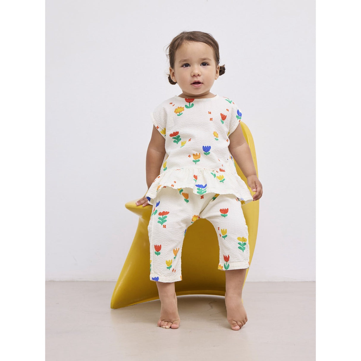 Bobo Choses Multicolor Garden Party All Över Woven Top