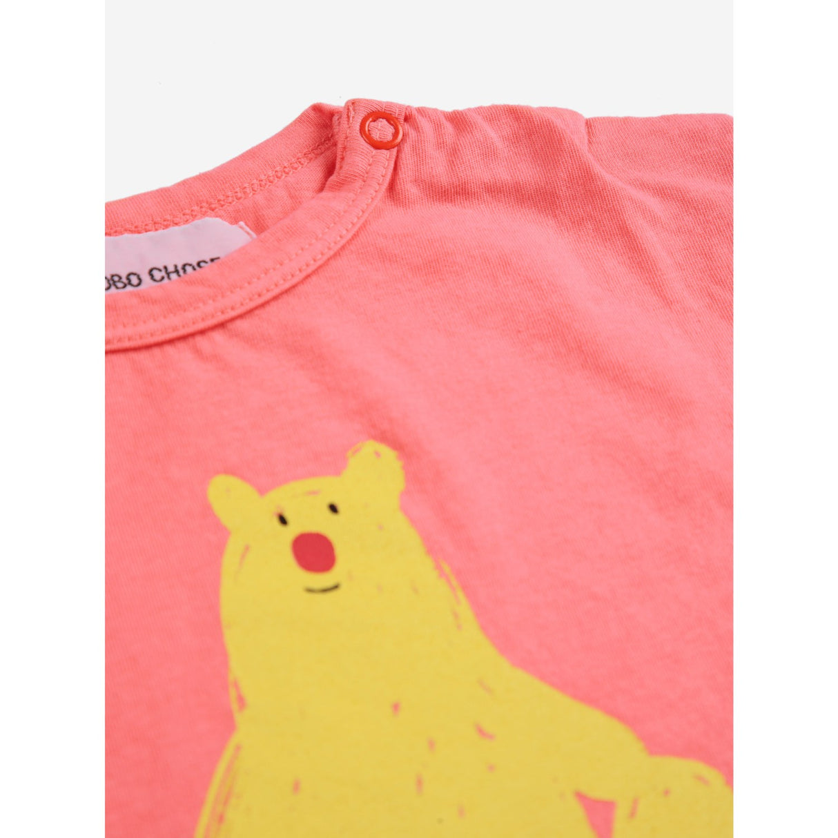Bobo Choses Coral Pink Hug Me Björn T-Skjorta