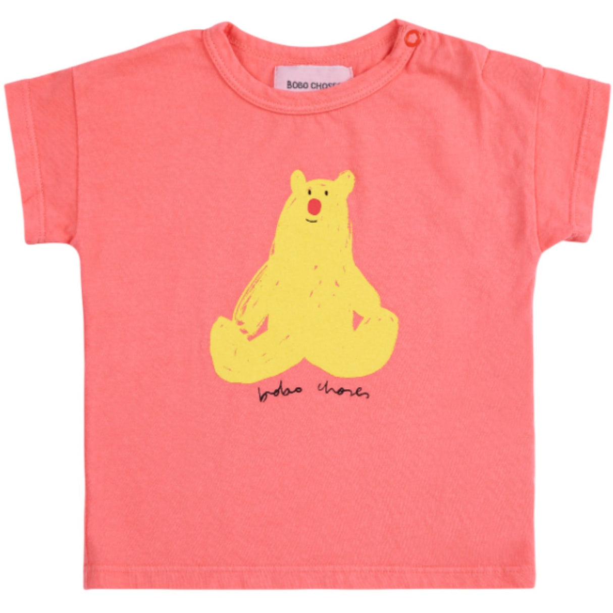 Bobo Choses Coral Pink Hug Me Björn T-Skjorta