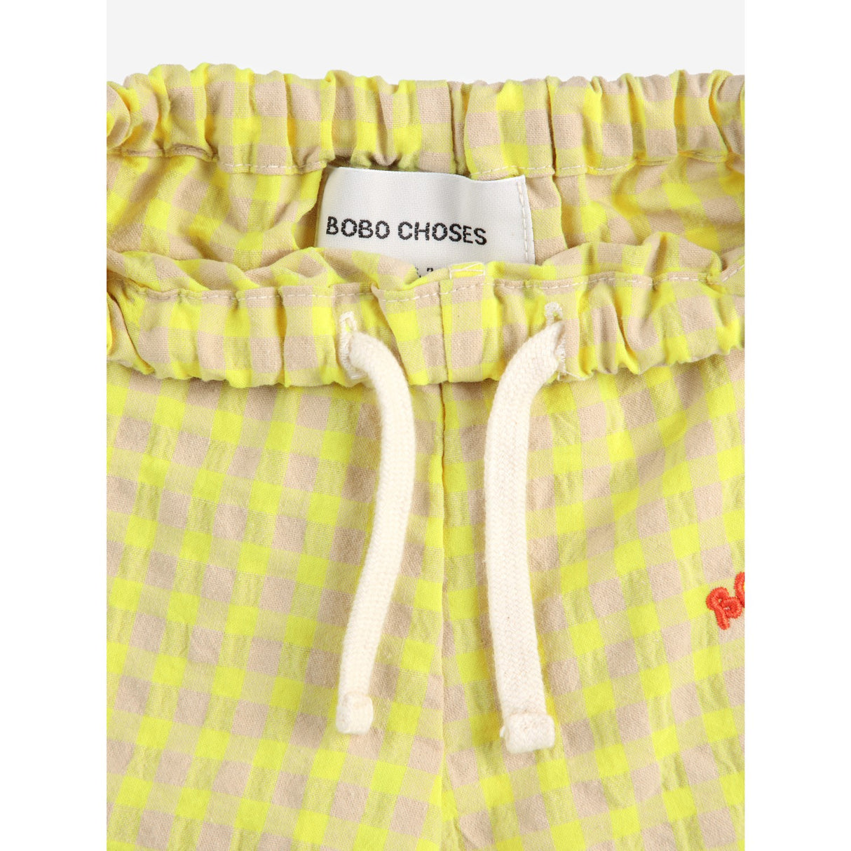 Bobo Choses Multicolor Vichy Woven Byxor