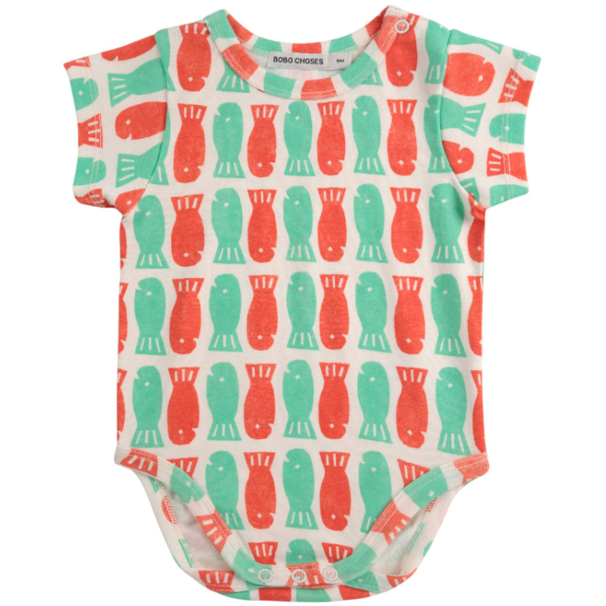 Bobo Choses Offwhite Lucky Fish All Över Body