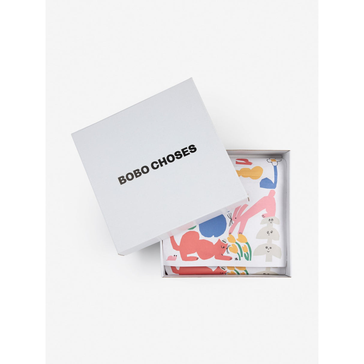 Bobo Choses Beige Flower Stickad Set