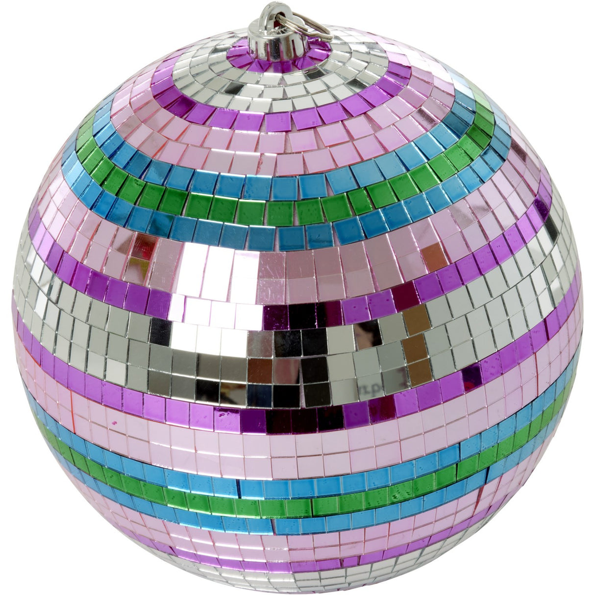 Rice Disco Boll Med Funky Stripes - Large
