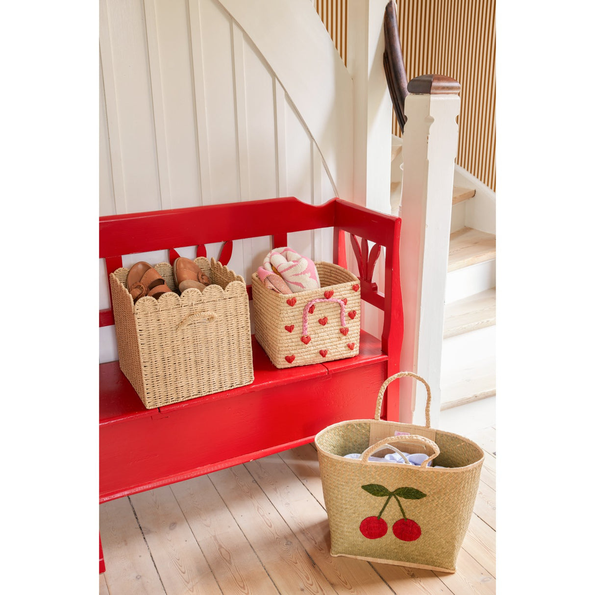 Rice Paper Rope Foldable Korg I Nature - Large