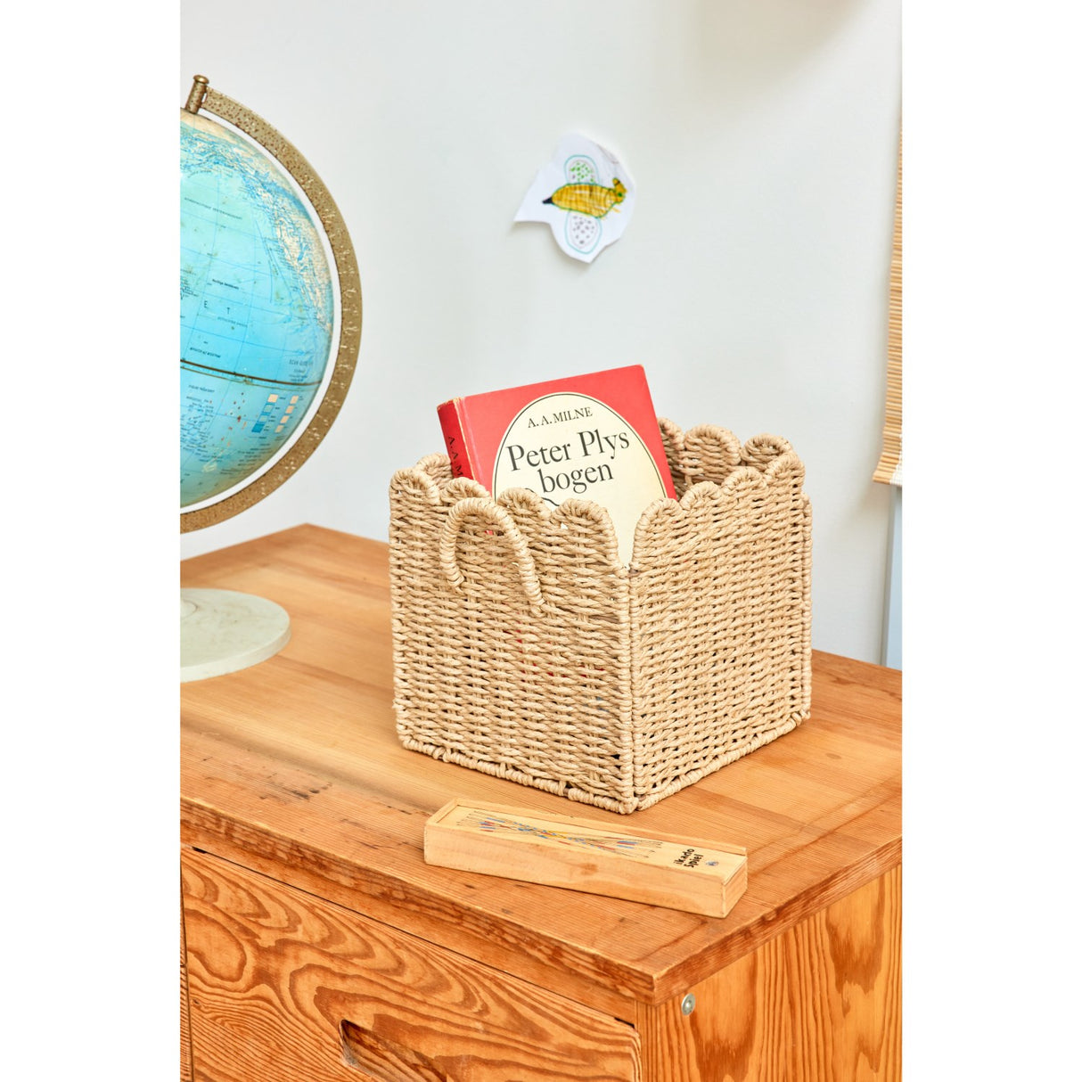 Rice Paper Rope Foldable Korg I Nature - Small