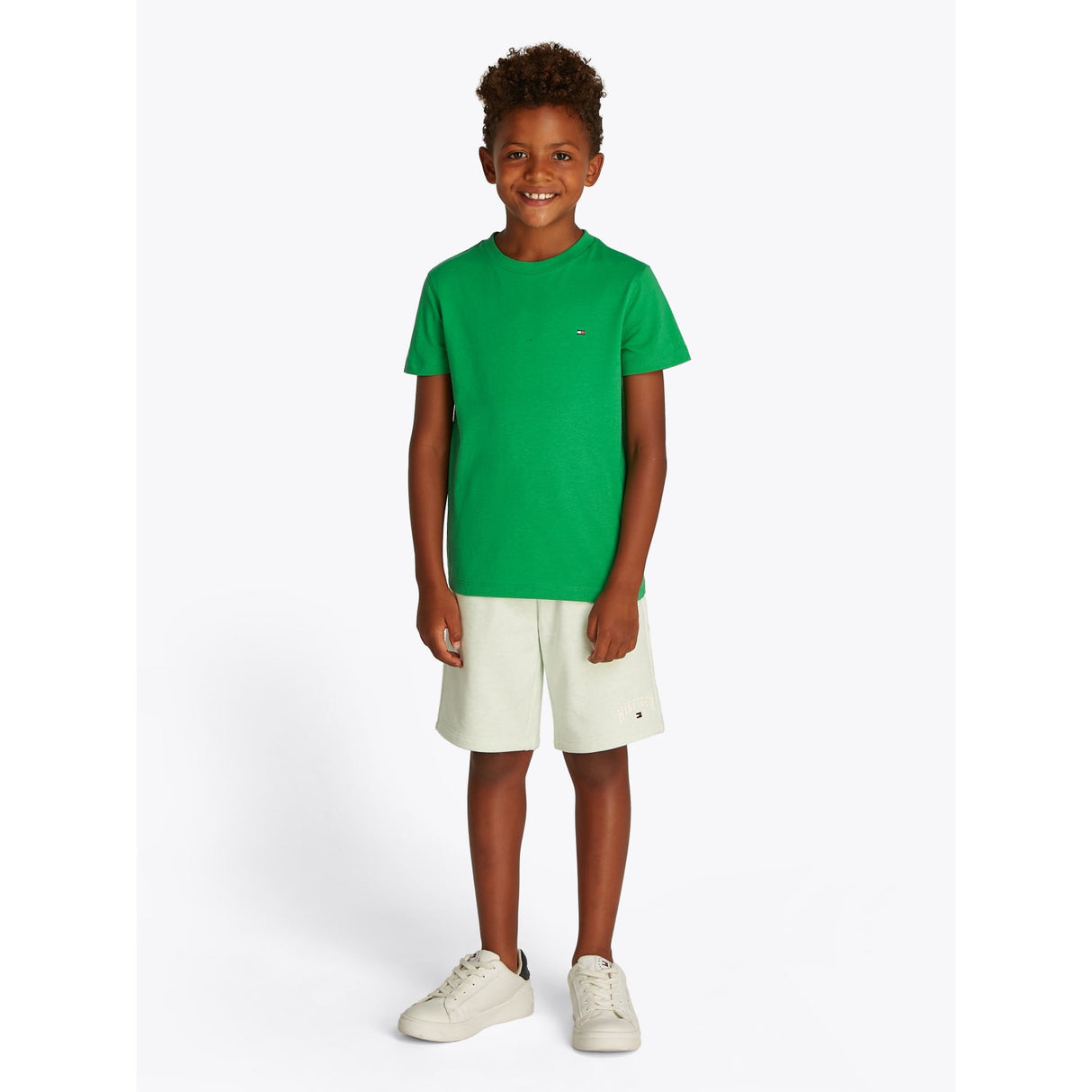 Tommy Hilfiger Radiant Green Essential Bomull Reg T-Skjorta