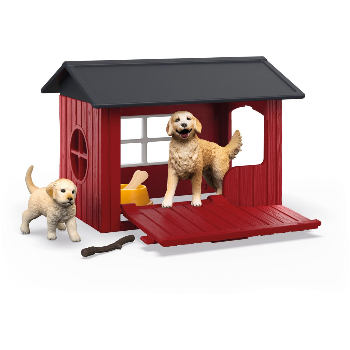 Schleich Hundehus Med 2 Golden Retrievere