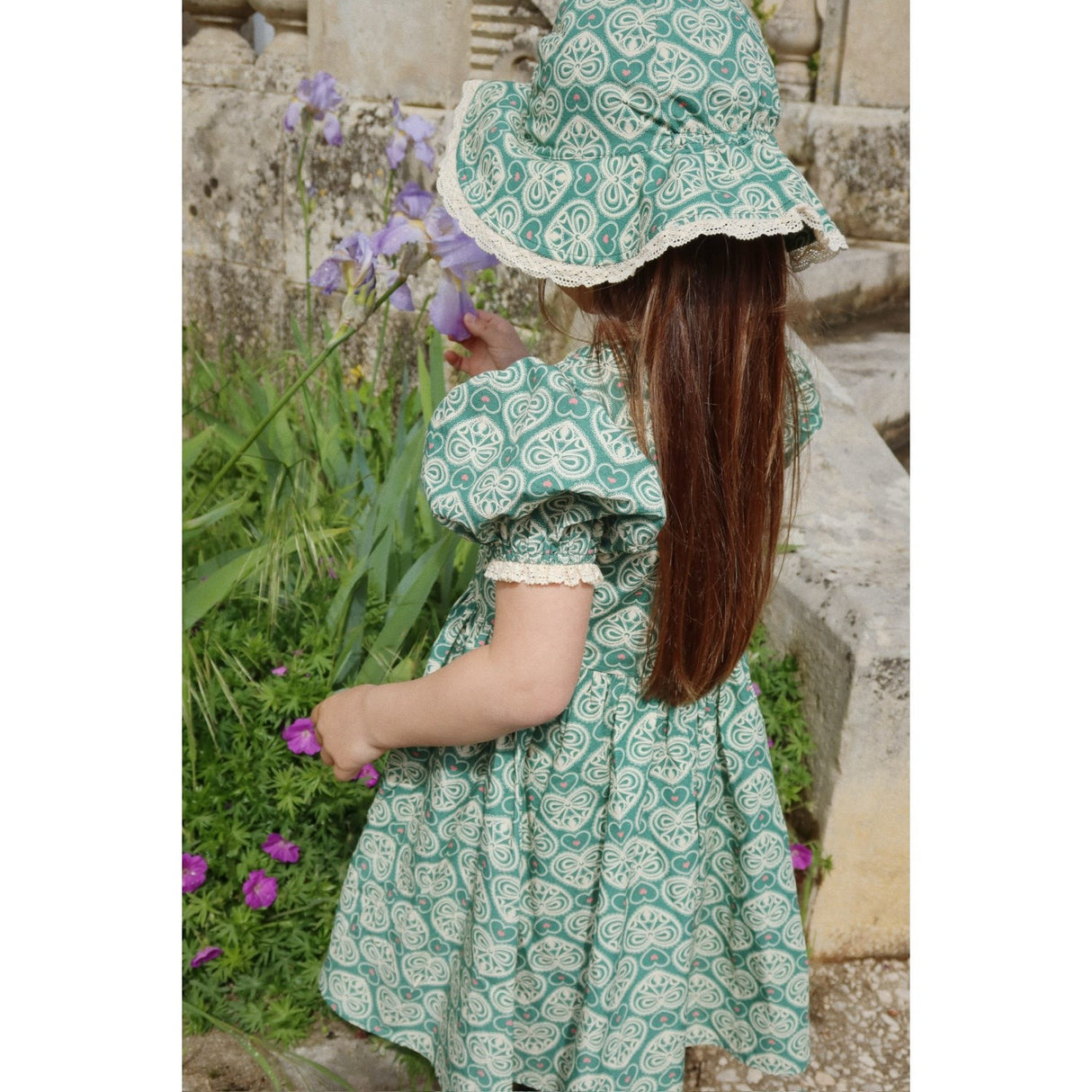Konges Sløjd Lacy Green Coeur Lace Klänning Gots