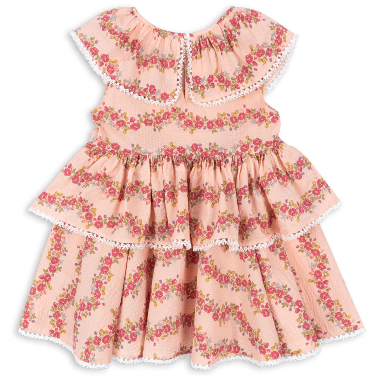 Konges Sløjd Floria Pink Bella Frill Klänning Gots