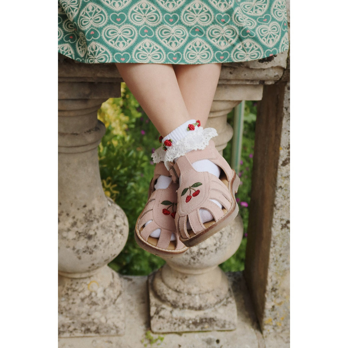 Konges Sløjd Optic White 2 Pack Lace Strumpor