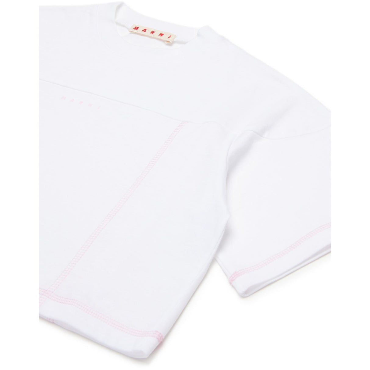 Marni White T-Skjorta