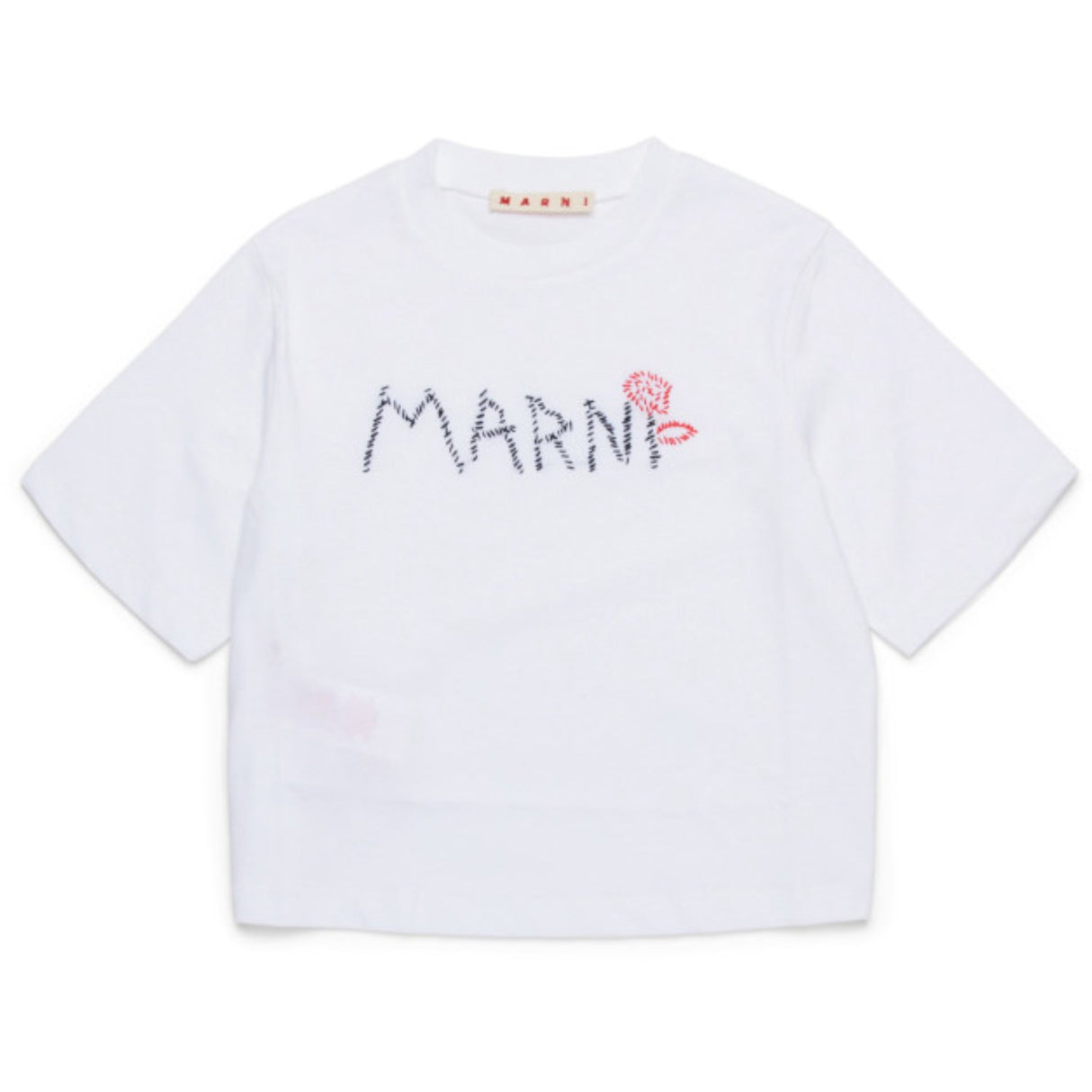 Marni White T-Skjorta