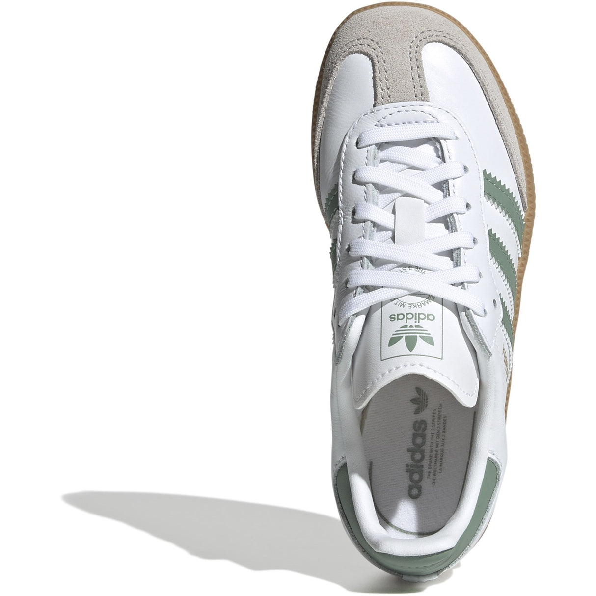 adidas Originals Ftwr White/Silver Green/Gum 3 Samba Og C Sneakers