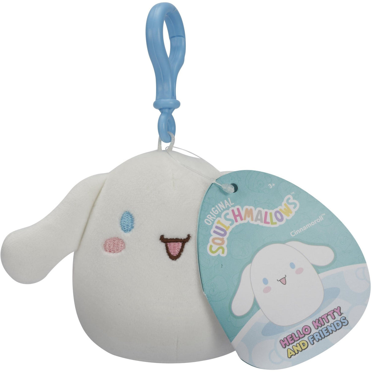 Squishmallows 9 Cm Clip-on Hello Kitty And Friends Cinnamoroll