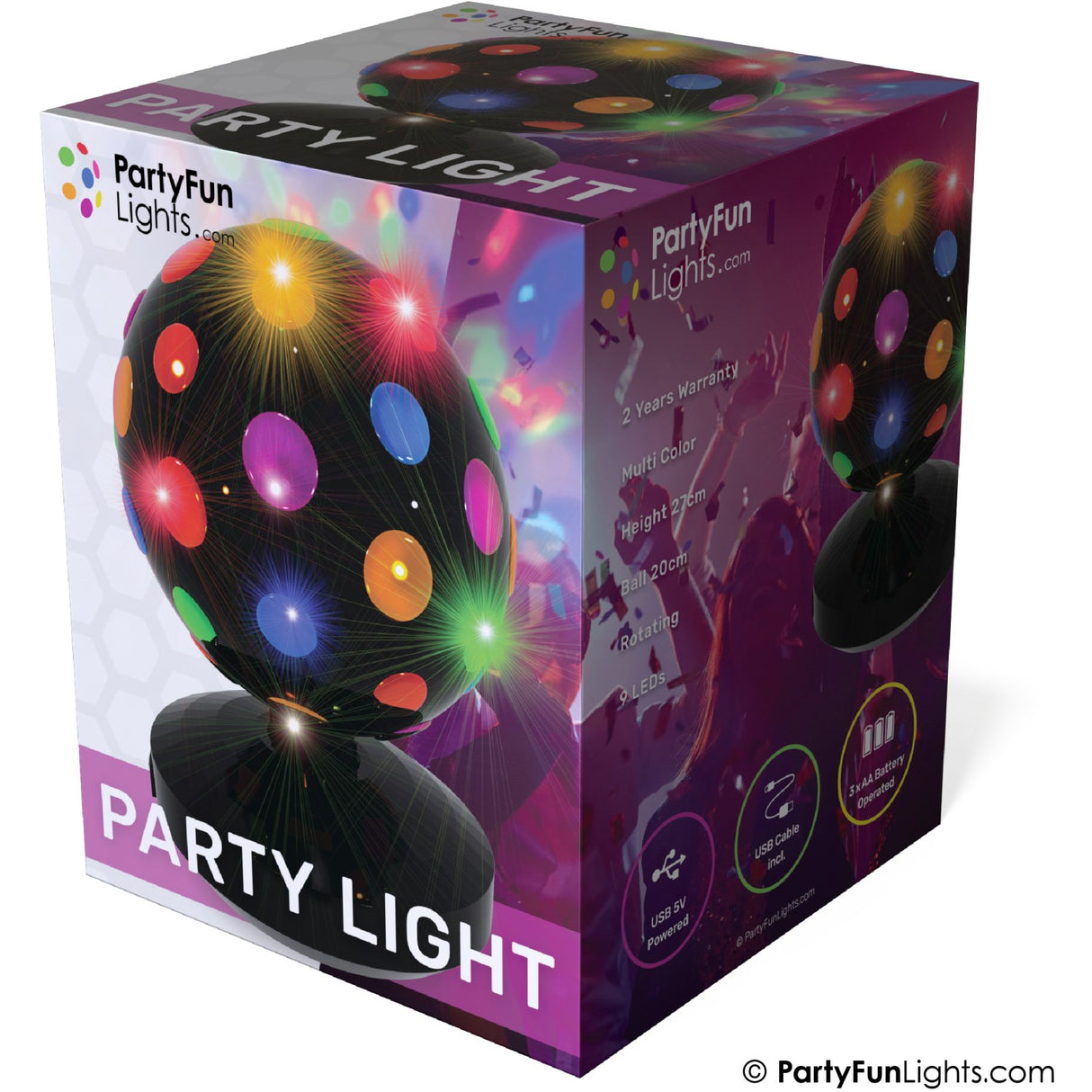 Party Funlight Disco Lampa Ø: 20cm