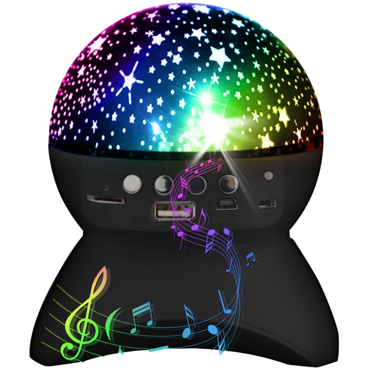 Party Funlight Starry Sky Bluetooth Högtalare - Svart