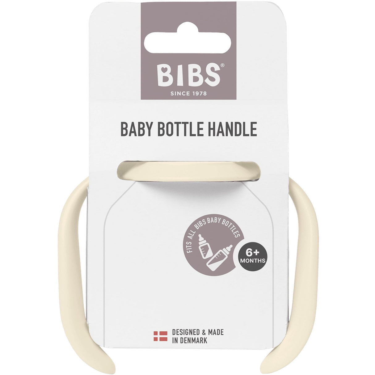 Bibs Ivory Baby Flaska Handle