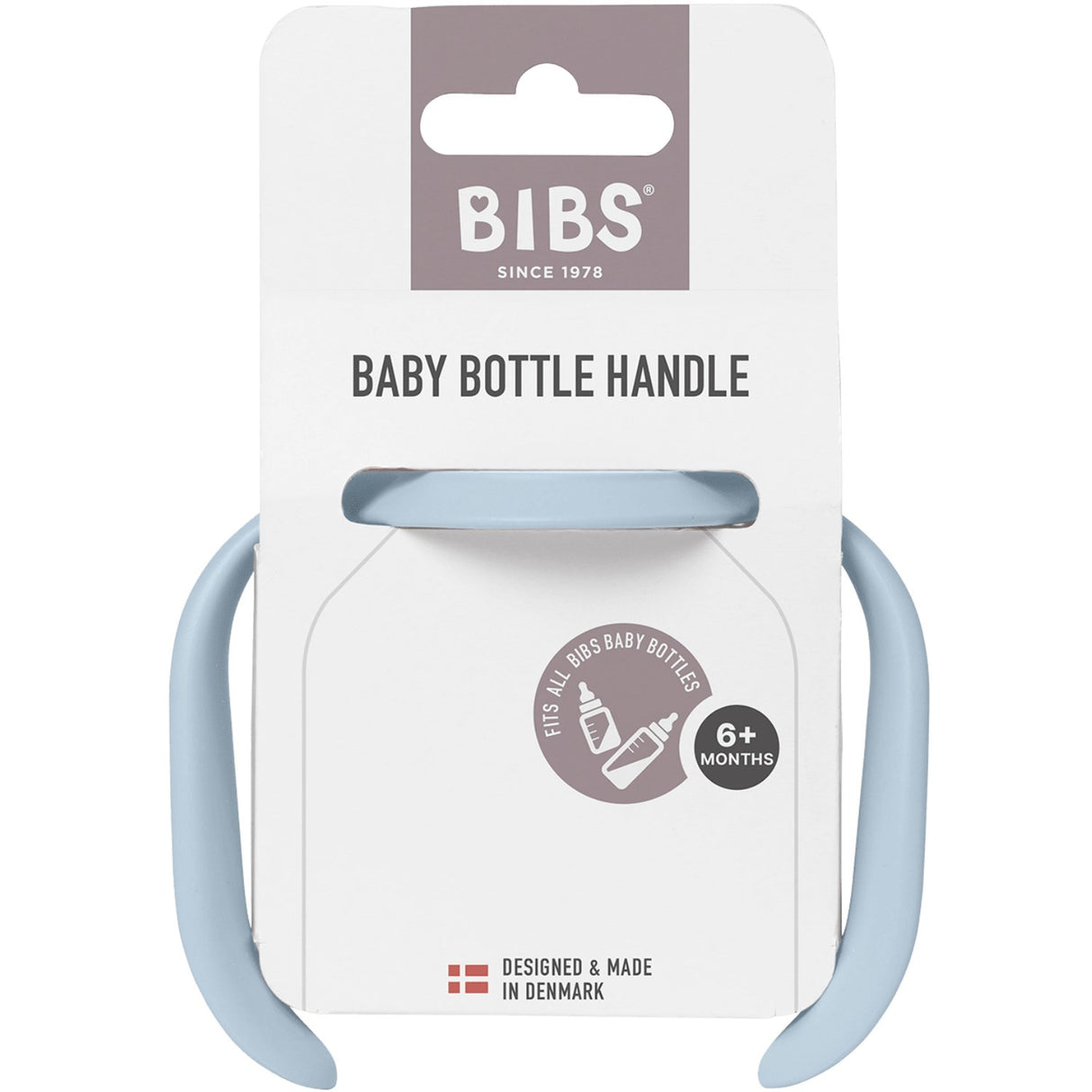 Bibs Baby Blue Baby Flaska Handle