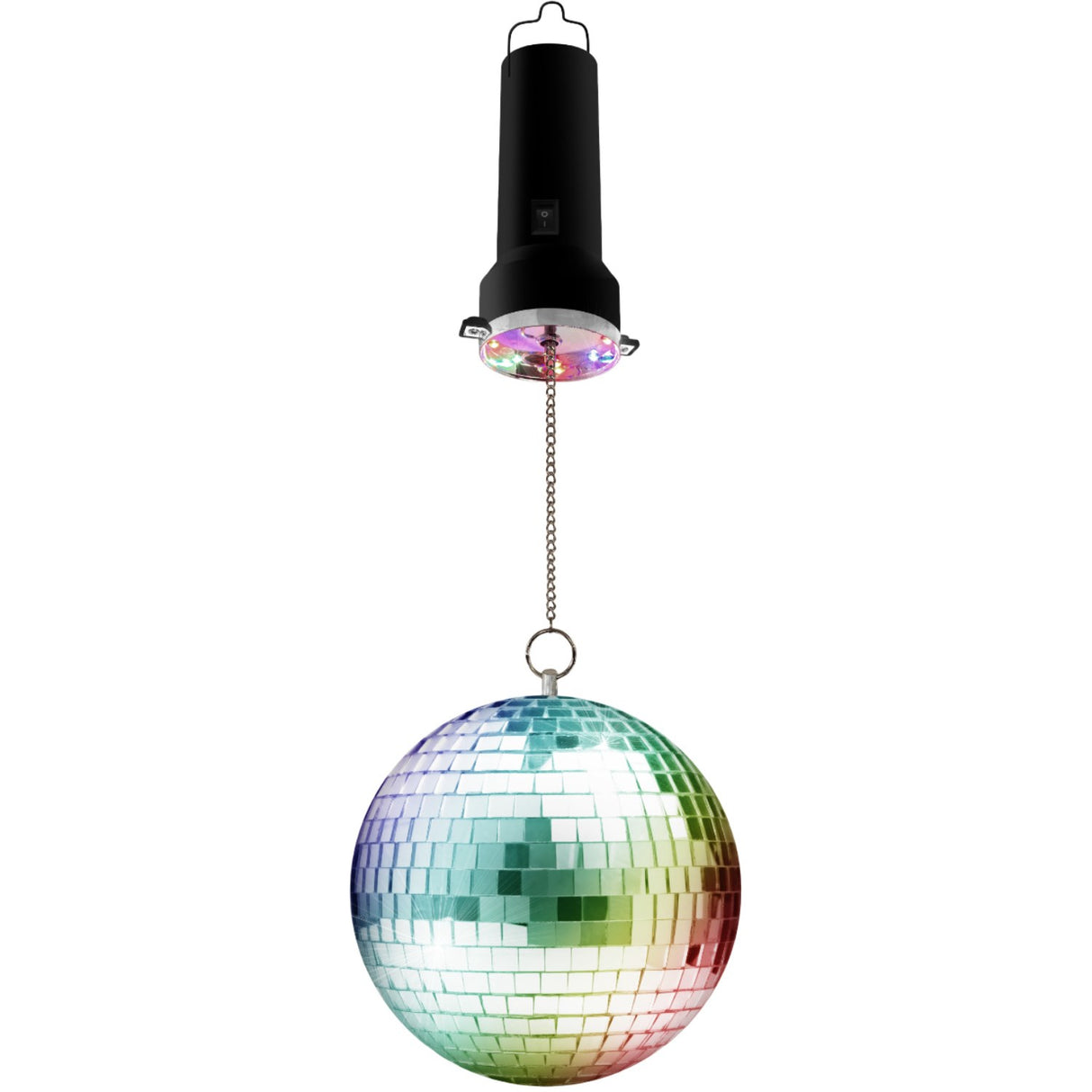 Party Funlight Party Set - Roterande spegelboll med LED och motor