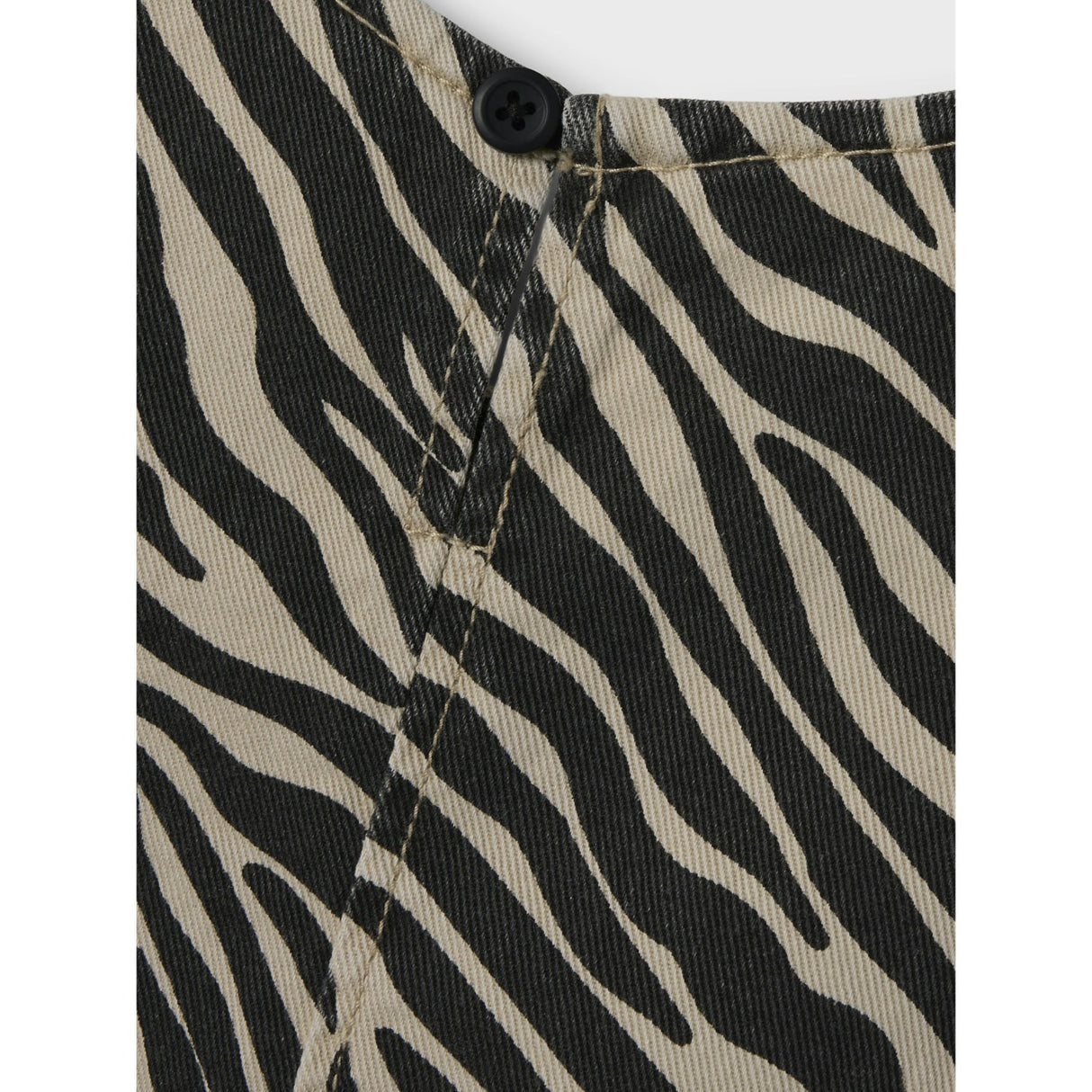 Name It Cement Black Zebra Zebra Twill Spencer Klänning