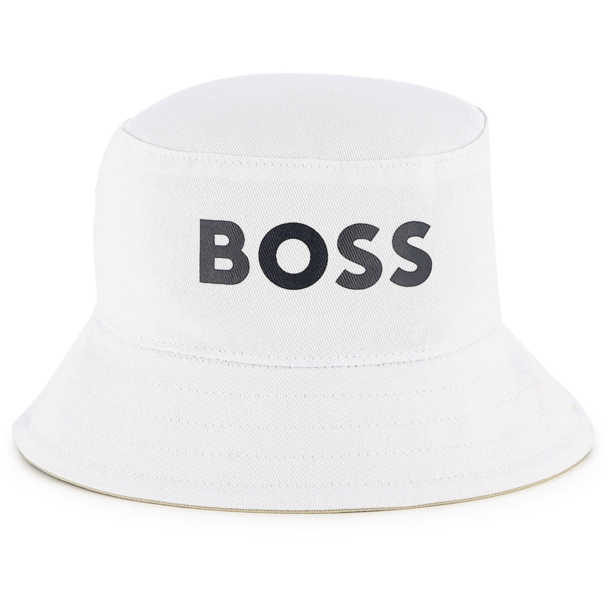 Hugo Boss White Vändbar Bobbare Hatt