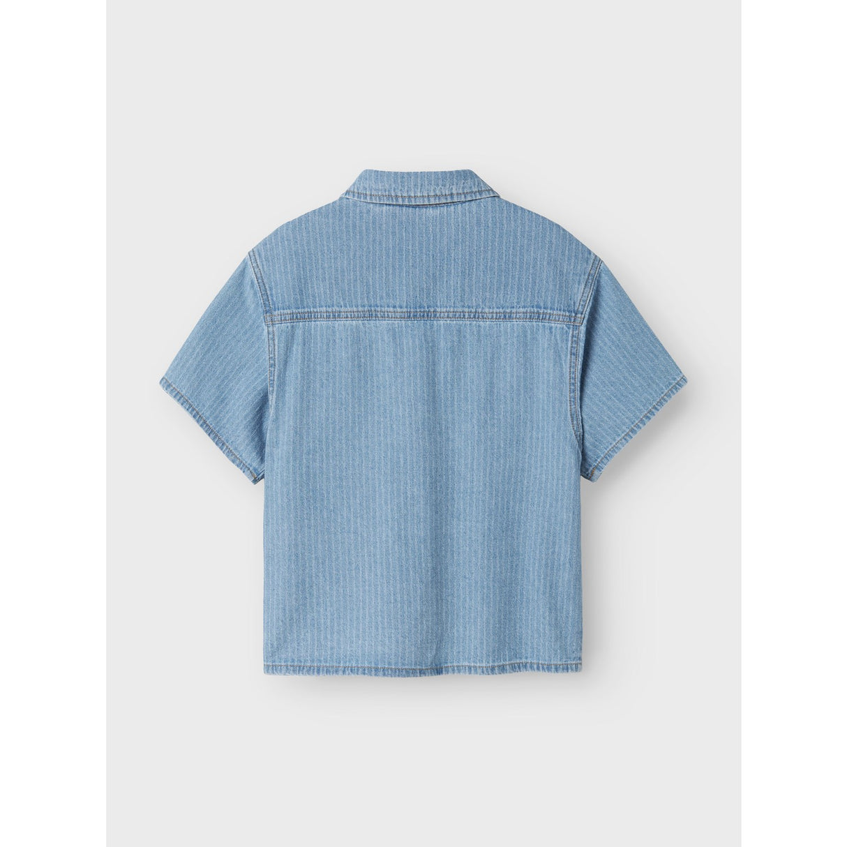 Name It Light Blue Denim Stripes Felix Denim Skjorta