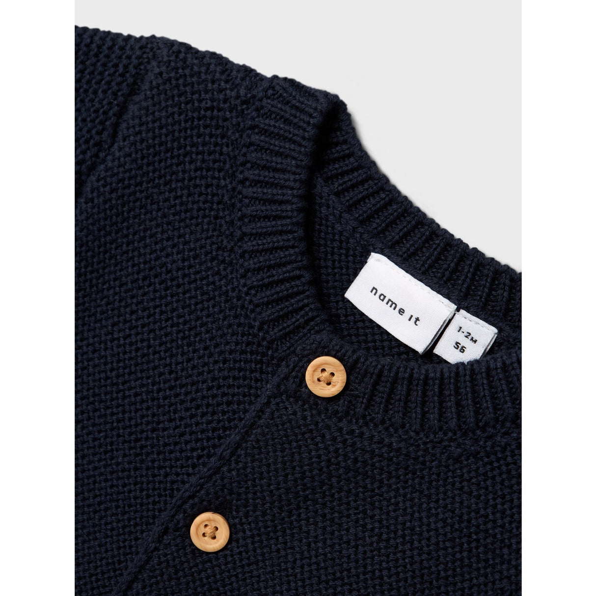 Name It Navy Blazer Timmi Stickad Cardigan