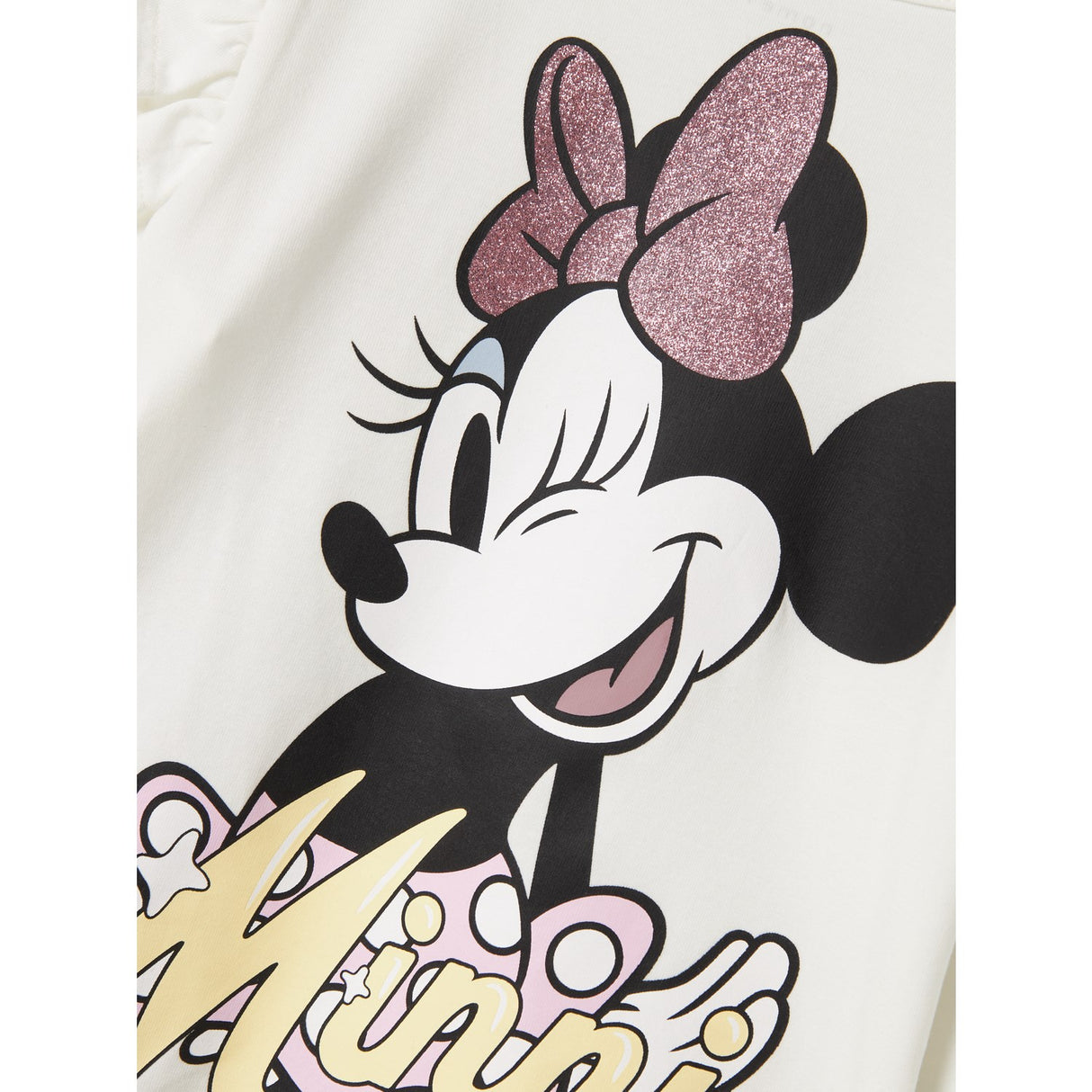 Name It Cloud Dancer Desire Minnie Mouse Blus