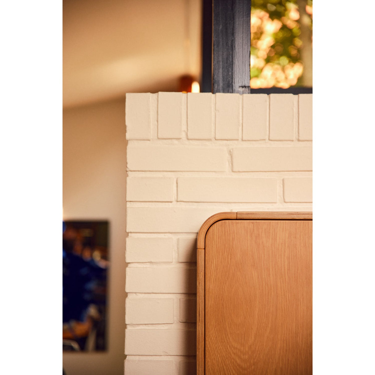 FLEXA Oak Væghængt Skötbord