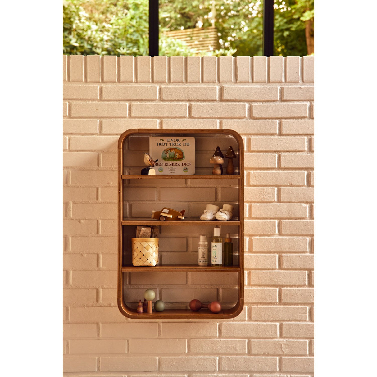 FLEXA Oak Væghængt Hylla