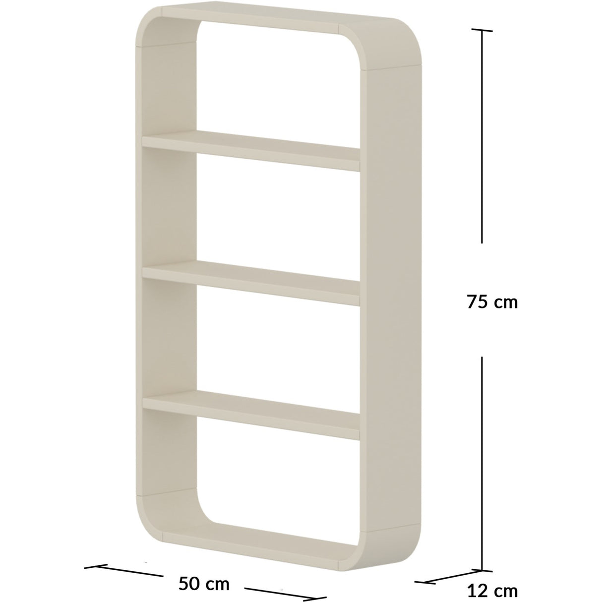 FLEXA Cream Væghængt Hylla