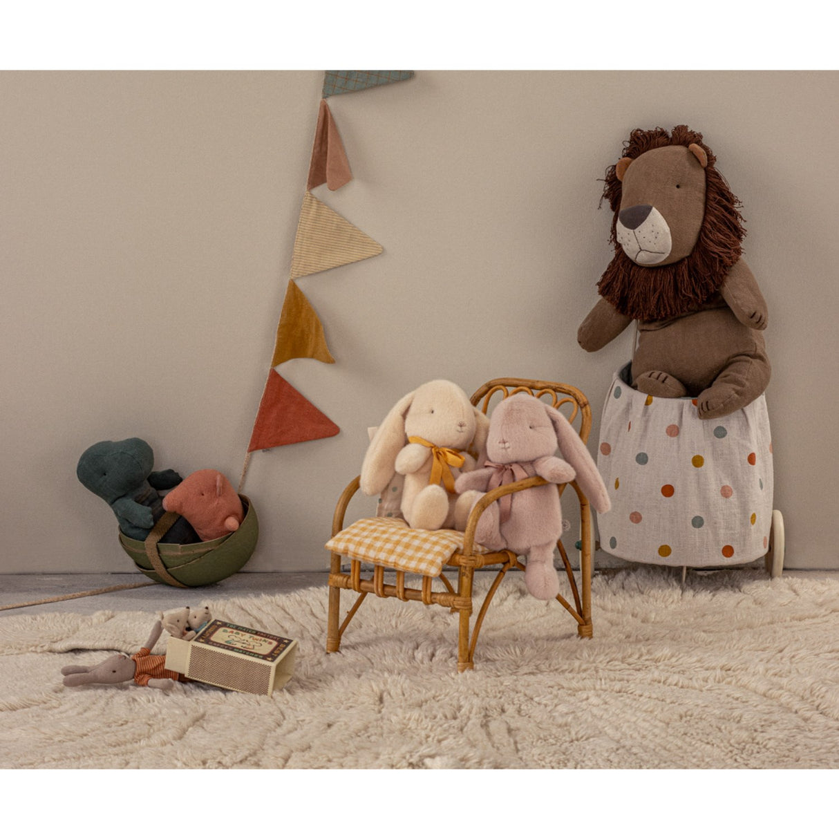 Maileg Bunny Plush, Medium - Cream