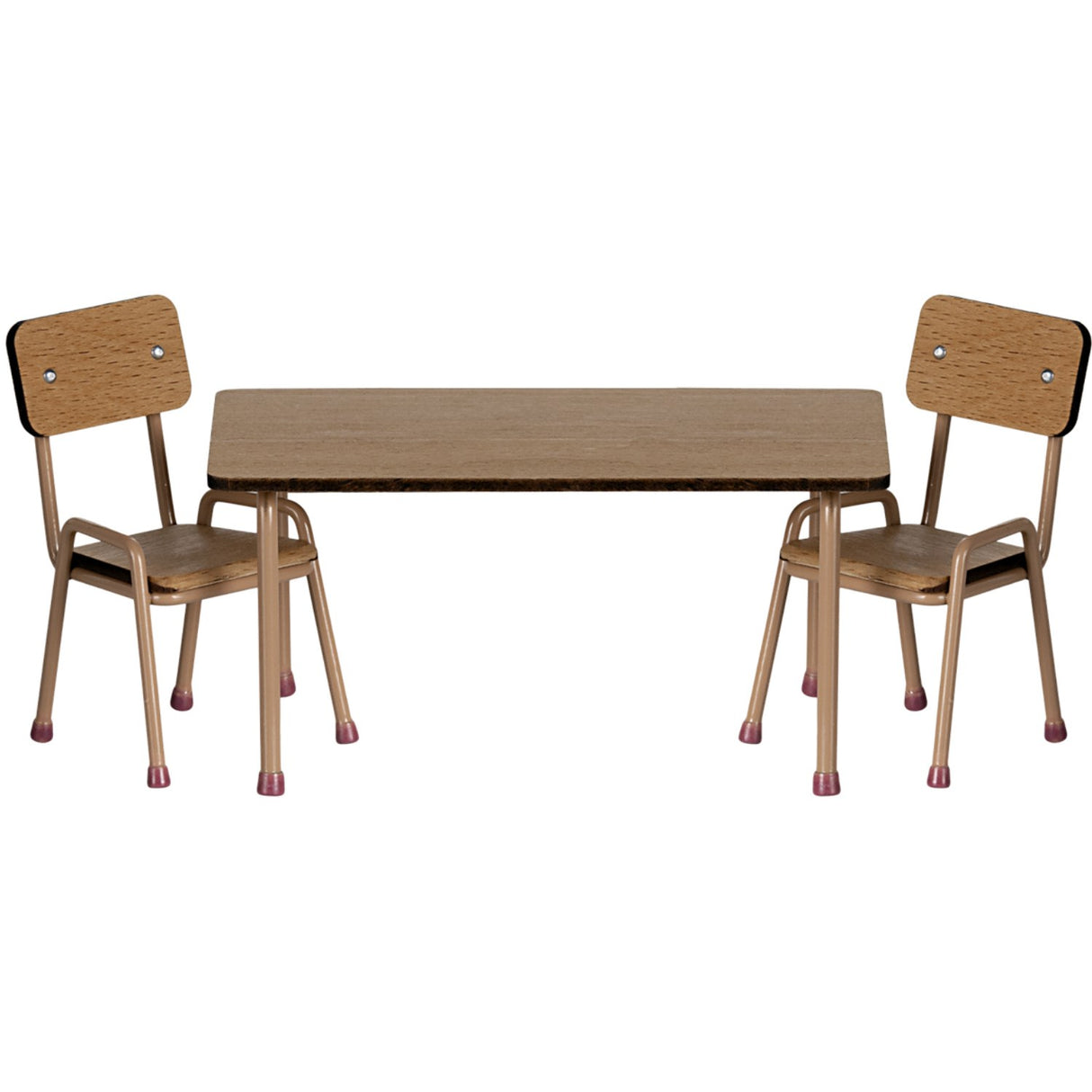 Maileg Table Och Stol Set, Mouse - Dark Powder