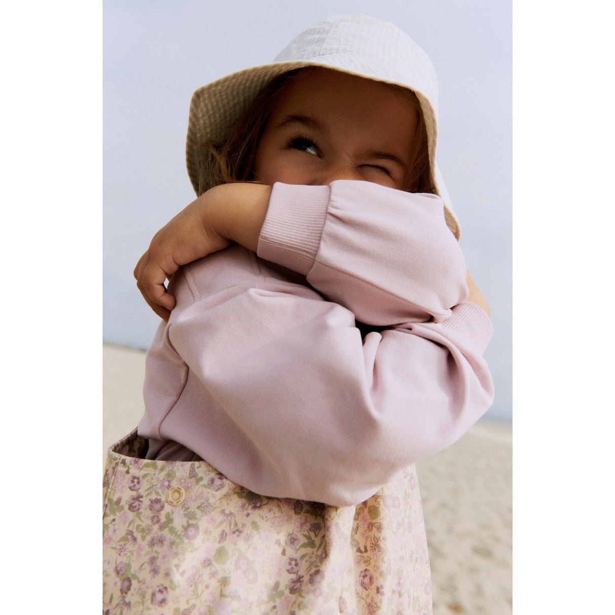 Wheat Rose Flower Field Regnkläder Charlo Overall