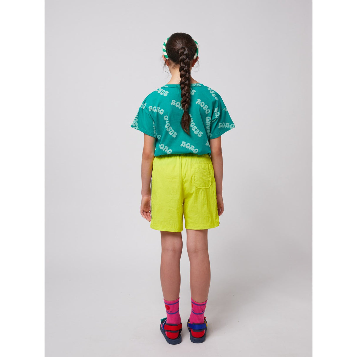 Bobo Choses Ljus Yellow Wavy Bobo Choses Tracksuit Bermuda Shorts