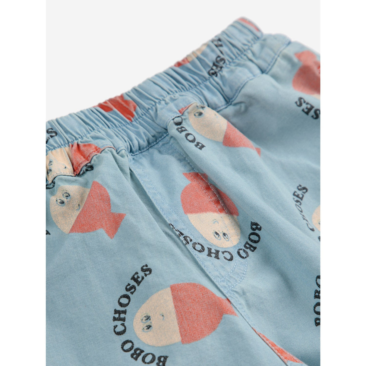Bobo Choses Ljus Blue Morning Egg All Över Woven Bermuda Shorts