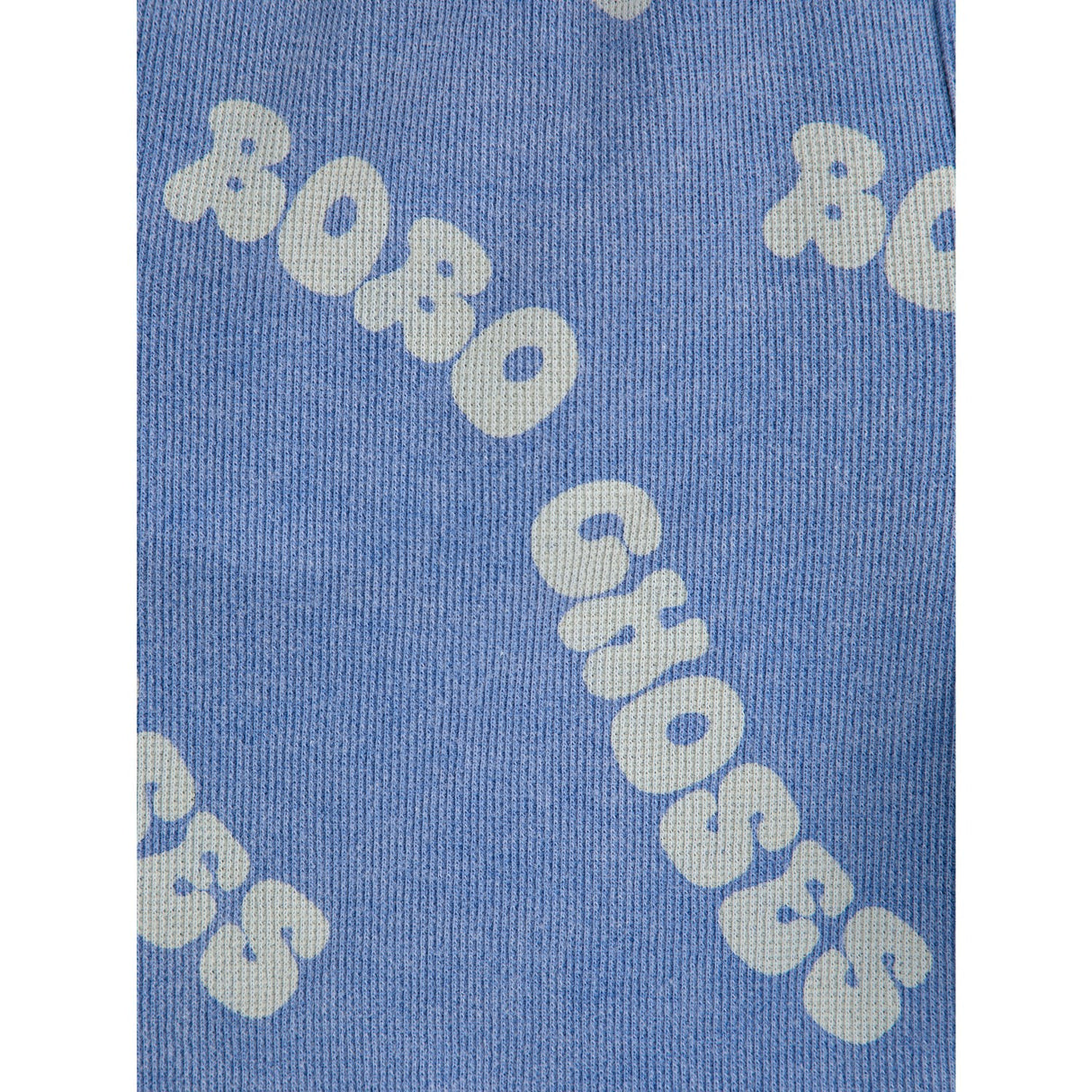 Bobo Choses Blue Wavy Bobo Choses All Över Waffle Bermuda Shorts