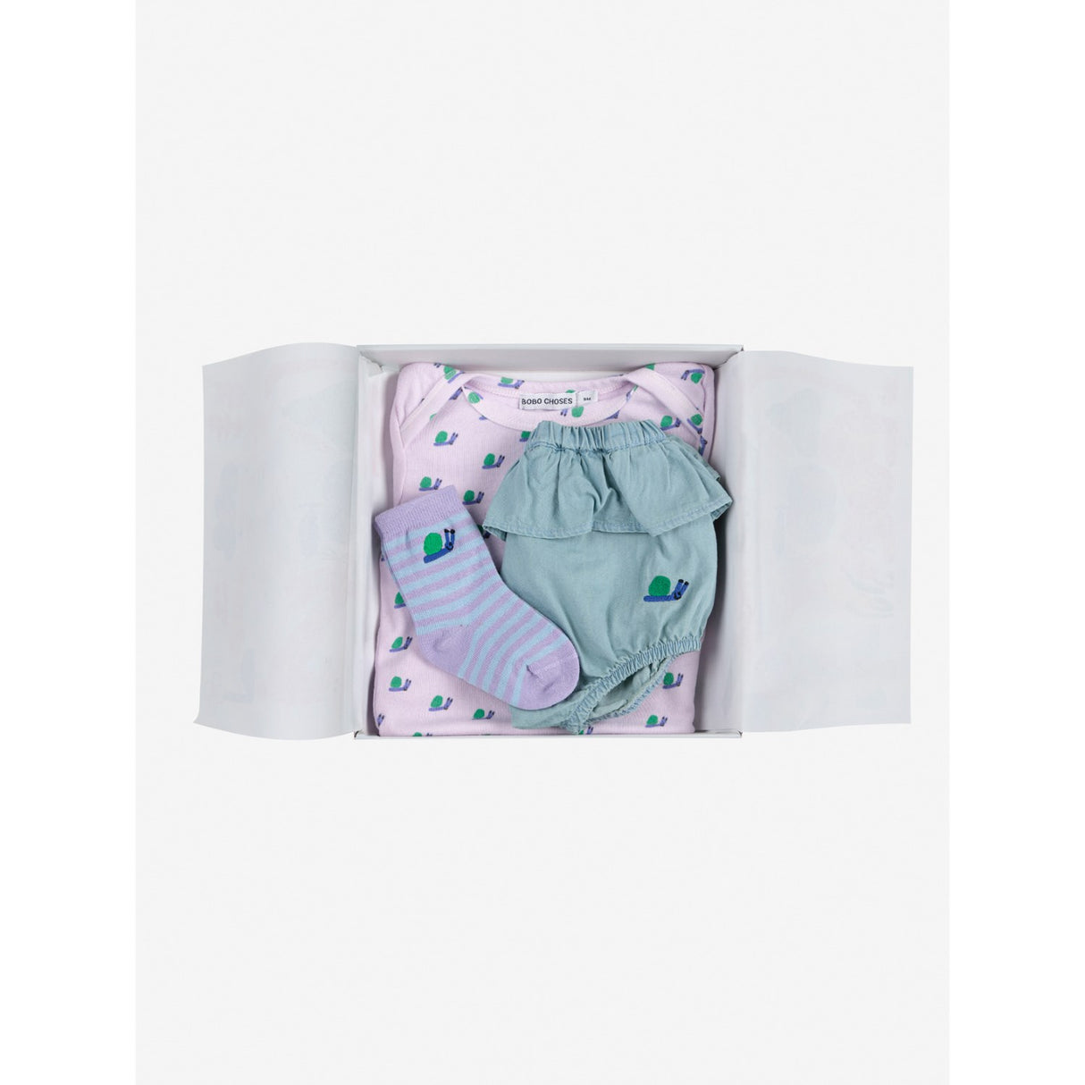 Bobo Choses Lavender Funny Snail Presentset