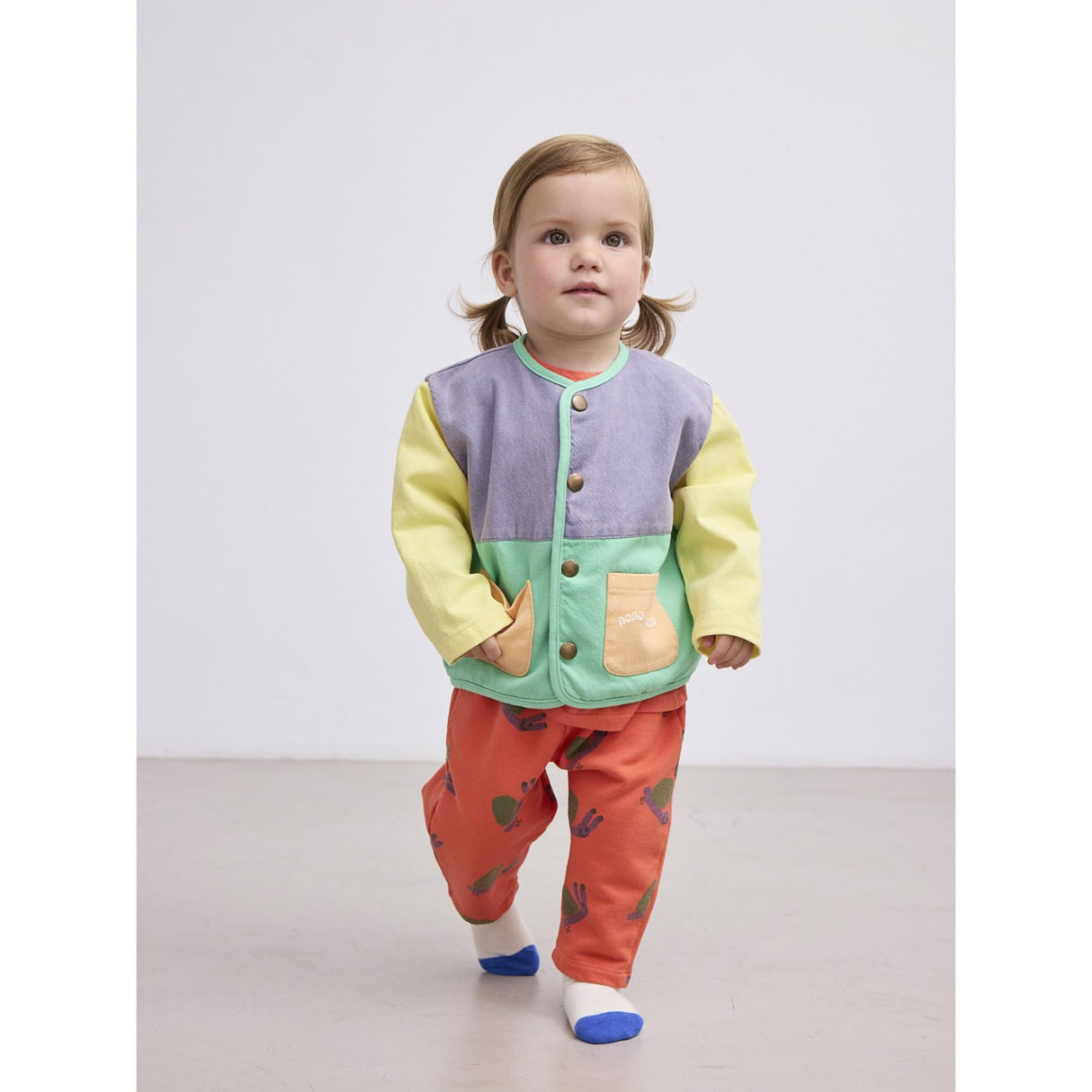 Bobo Choses Multicolor Färg Block Woven Jacka
